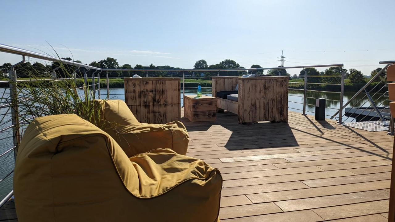 Hausboot Wangermeerblick 쉴리그 외부 사진