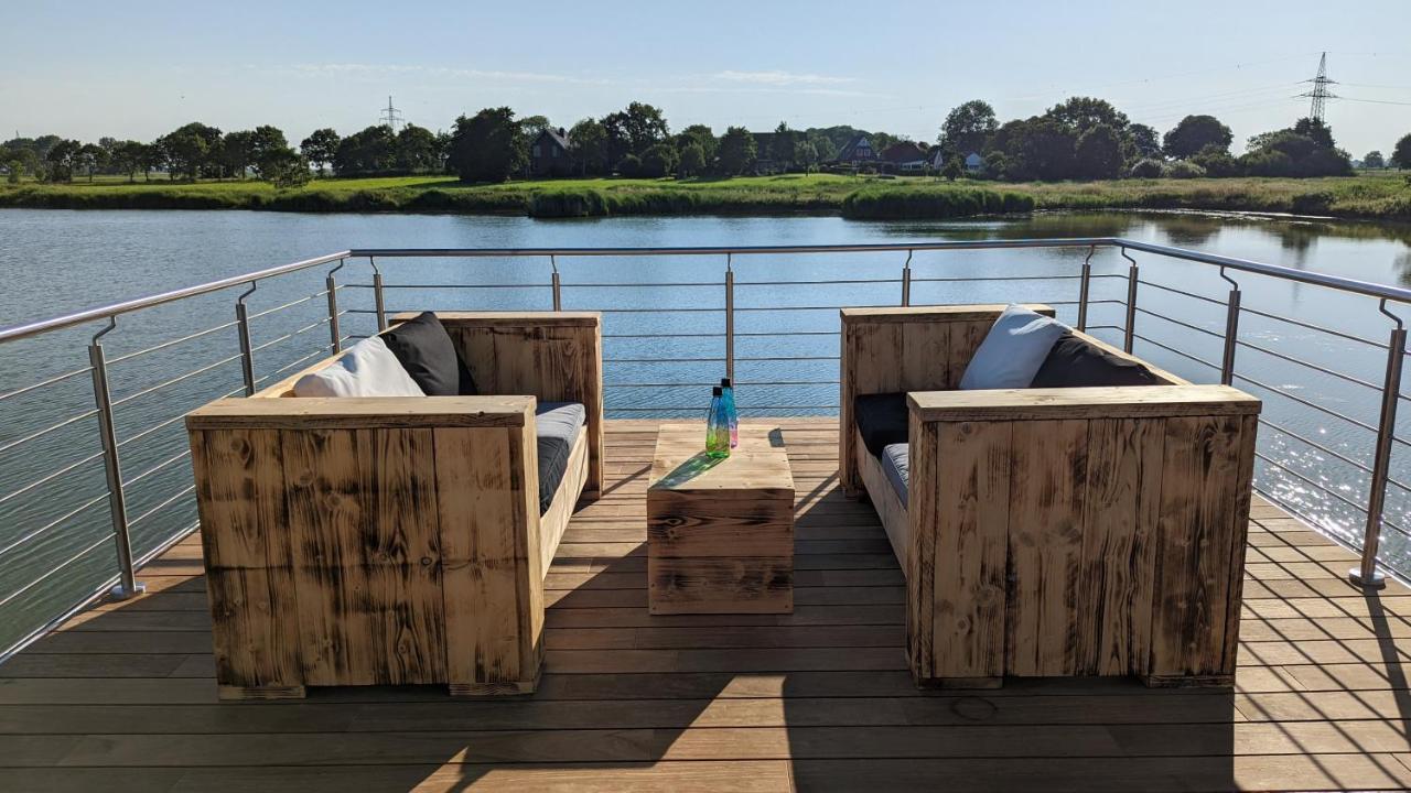 Hausboot Wangermeerblick 쉴리그 외부 사진