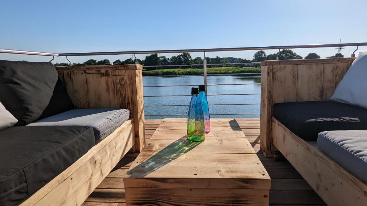 Hausboot Wangermeerblick 쉴리그 외부 사진