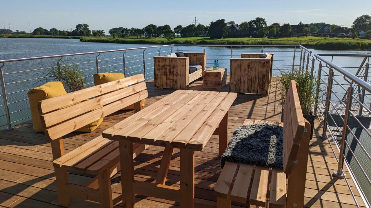 Hausboot Wangermeerblick 쉴리그 외부 사진