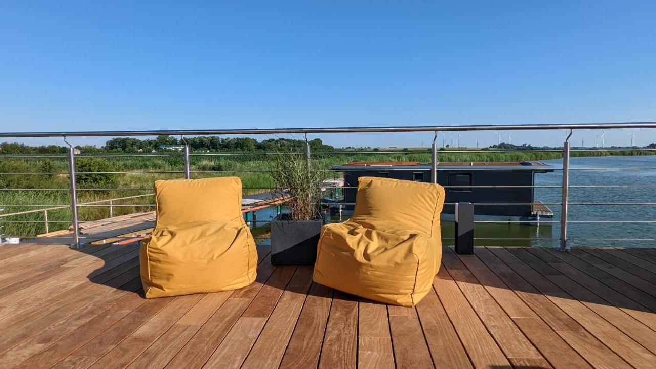 Hausboot Wangermeerblick 쉴리그 외부 사진