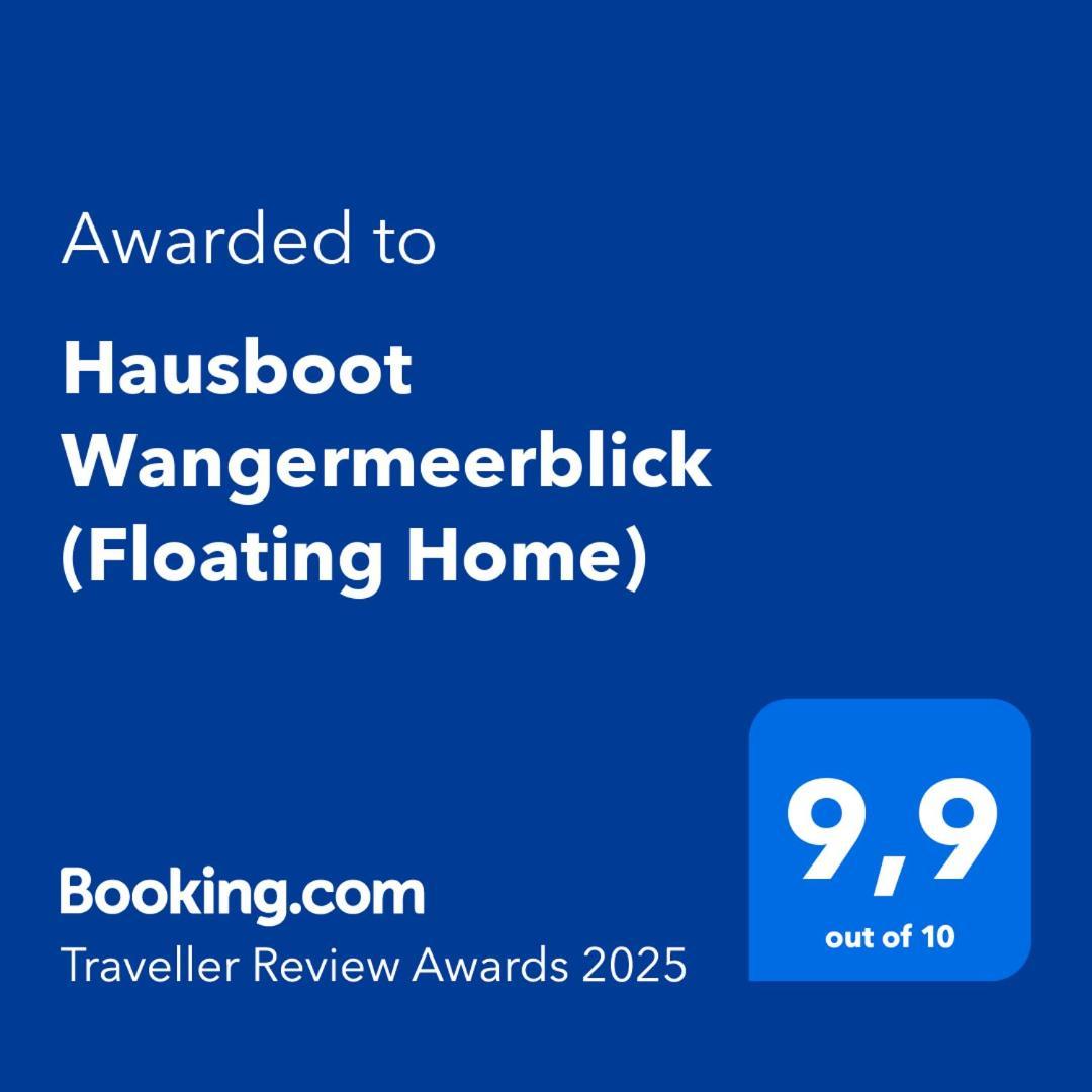 Hausboot Wangermeerblick 쉴리그 외부 사진
